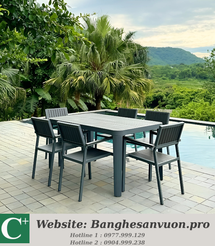 Bộ bàn ghế sân vườn SVAN-GMTBC-CNX