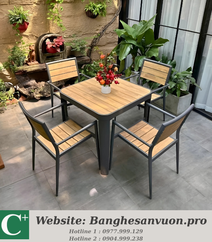 Bộ bàn ghế sân vườn SVAN-GMTBC-VG