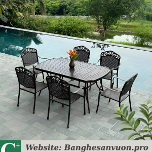 Bộ bàn ghế sân vườn SVAN-GMTBG-05CNN