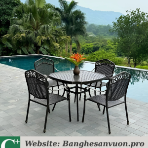 Bộ bàn ghế sân vườn SVAN-GMTBG-05N