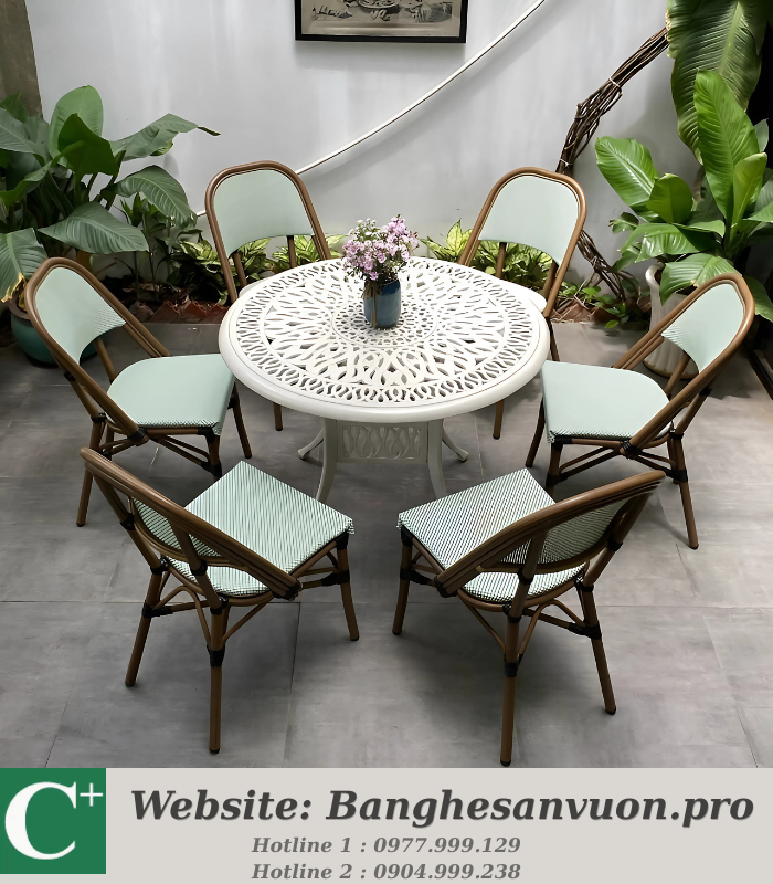 Bộ bàn ghế sân vườn SVAN-GMTBG-GC15X