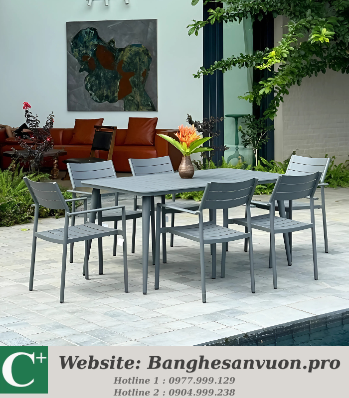 Bộ bàn ghế sân vườn SVAN-GMTBN-CNX