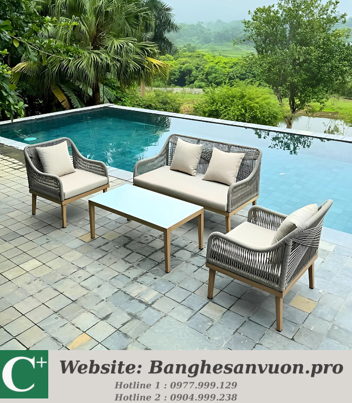 Bộ sofa ngoài trời SVAN-GMTBR-02