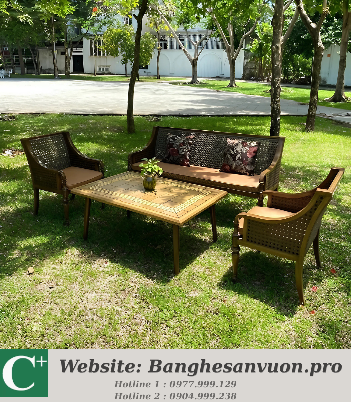 Bộ sofa ngoài trời SVAN-GMTBSF-3C