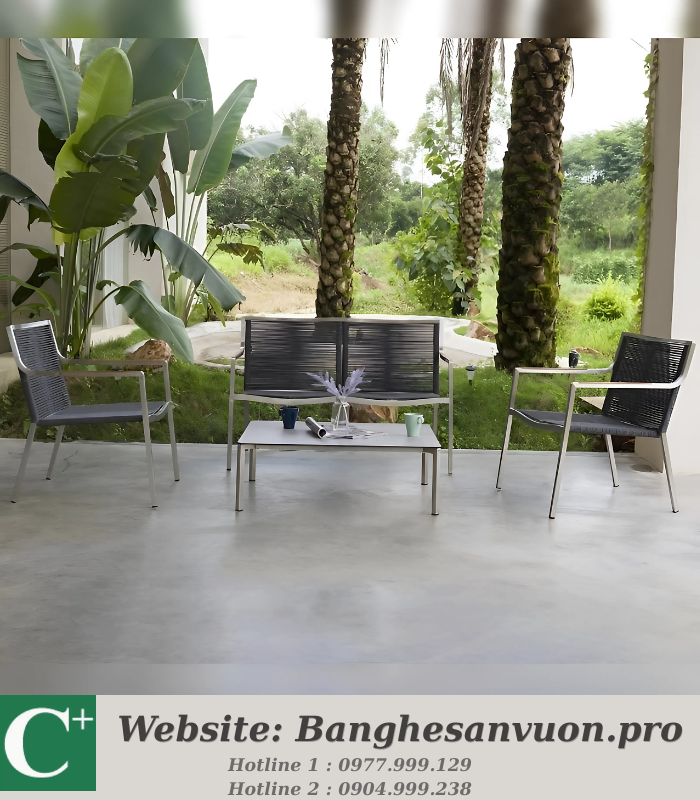 Bộ sofa ngoài trời SVAN-GMTSR-03
